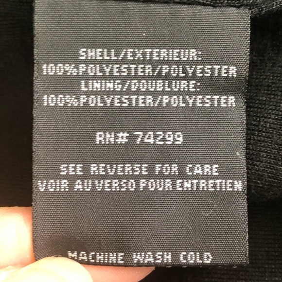 Steve Madden Asymmetrical Zip Fleece Coat Gray Lg - Picture 5 of 8